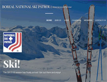 Tablet Screenshot of borealskipatrol.org